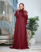 إسدال سدرة فسكوز مطرّز هاند ميد – 7107