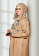 عبايه سدره كتان 3001