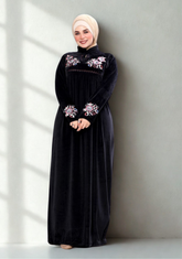 عبايه سدره قطيفة كم ورد 448