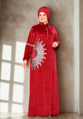 عبايه سدره قطيفة شمس 429