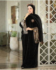 إسدال آصال قطيفة مطعّم بتايجر – 2017