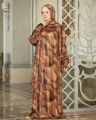 إسدال قطيفة مستوردة بطرحة متصلة – 2001