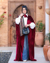 قفطان قطيفة شريط هندى A040