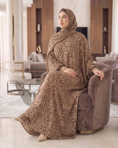 ملحفة فسكوز بحزام داخلي – 3072
