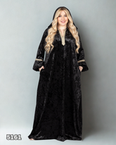 عبايه اسيا قطيفه فرنساوى اسود 5161