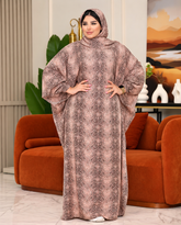 ملحفة فسكوز بحزام داخلي – 30722