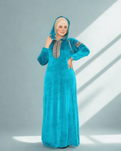 عبايه سدره قطيفة شريط هندي 434 - Huduum