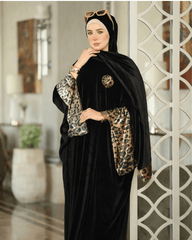 إسدال آصال قطيفة مطعّم بتايجر – 2017 - Huduum