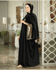 إسدال آصال قطيفة مطعّم بتايجر – 2017 - Huduum