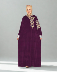 عبايه سدره قطيفة مقلم 1471