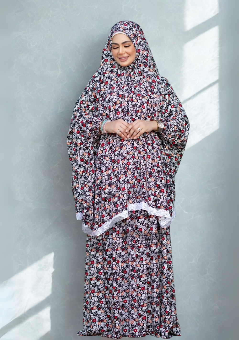 طقم صلاه سدره قطعتين فسكوز 9999