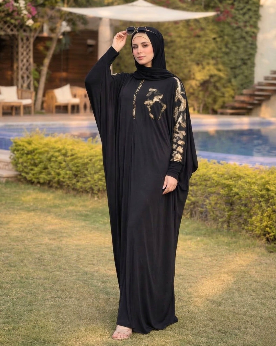 إسدال إي تي واي مطعم بقماش هندي 074