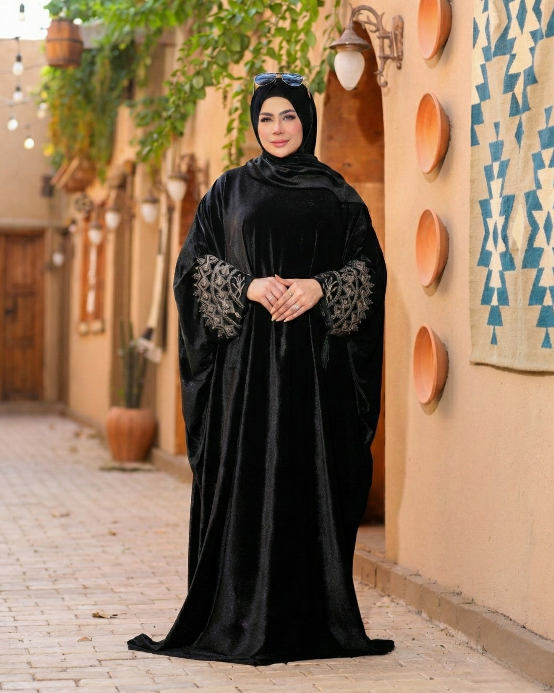 ملحفة اسدال قطيفة فرنساوى A020