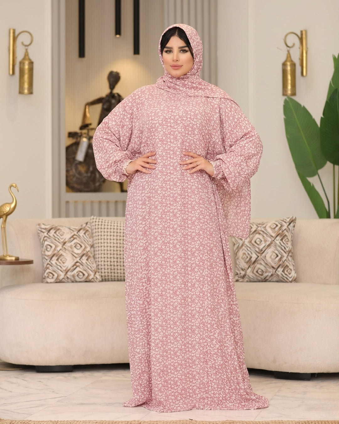 إسدال فسكوز ريون بمعصم – 3046