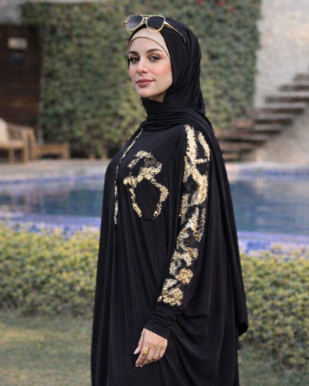 إسدال إي تي واي مطعم بقماش هندي 074