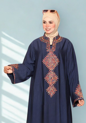 عبايه سدره كتان 3002