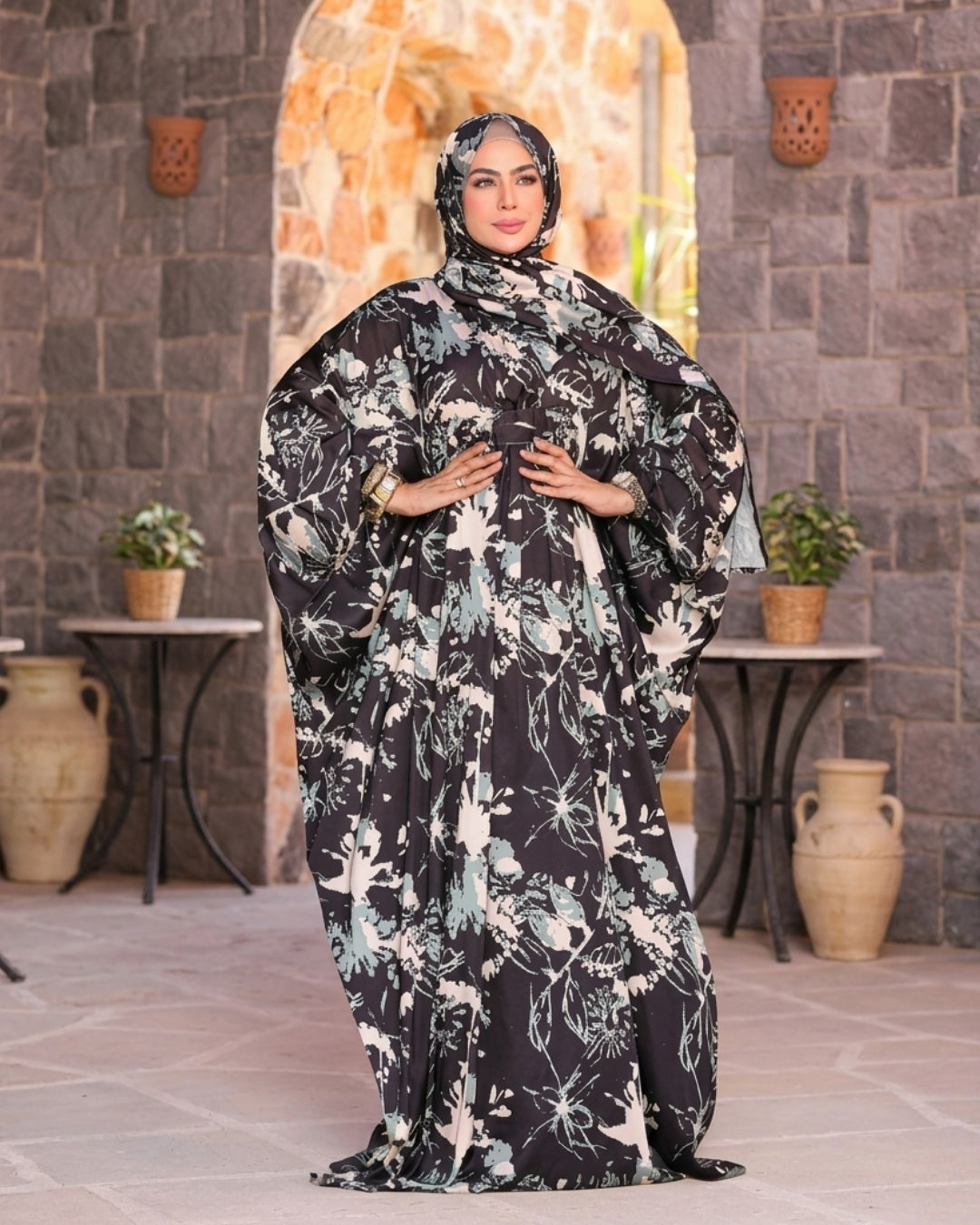 إسدال ستان تركي بكشكشة – B002