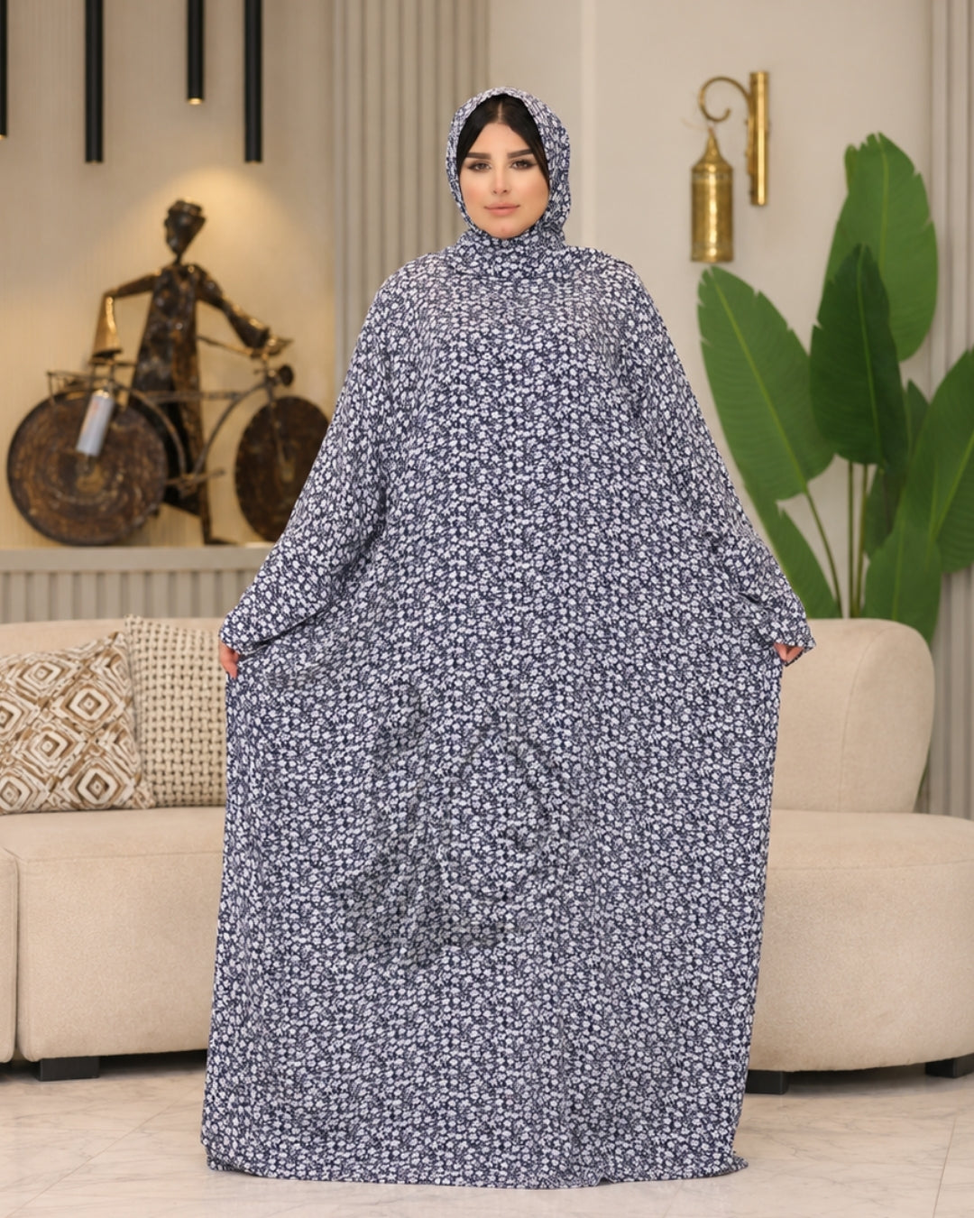 إسدال فسكوز ريون بمعصم – 3046