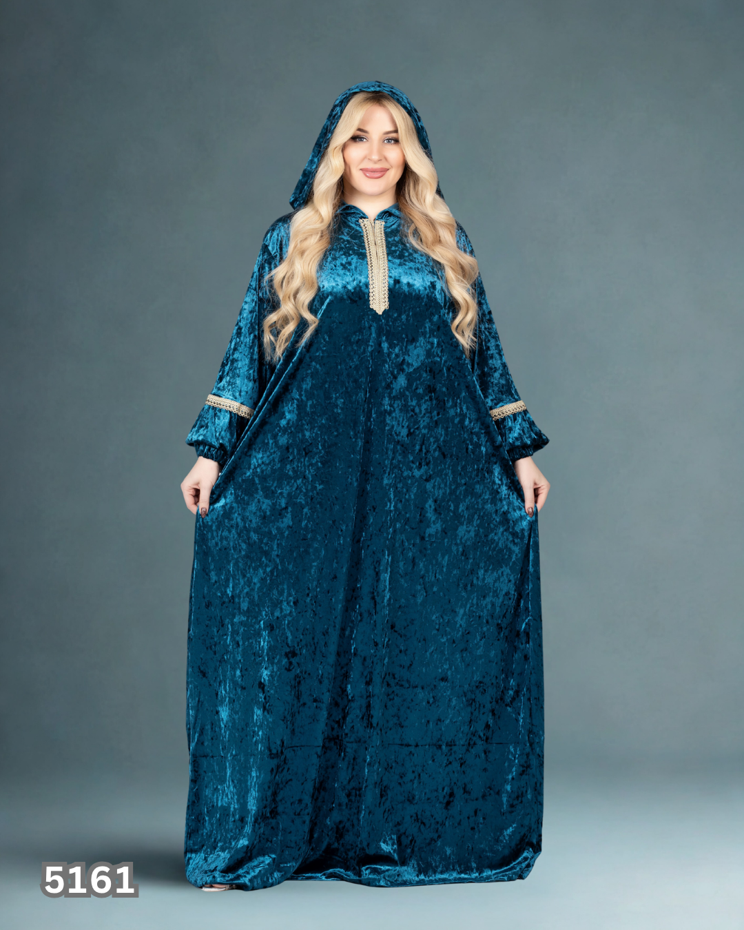 عبايه اسيا قطيفه فرنساوى بيترولى 5161