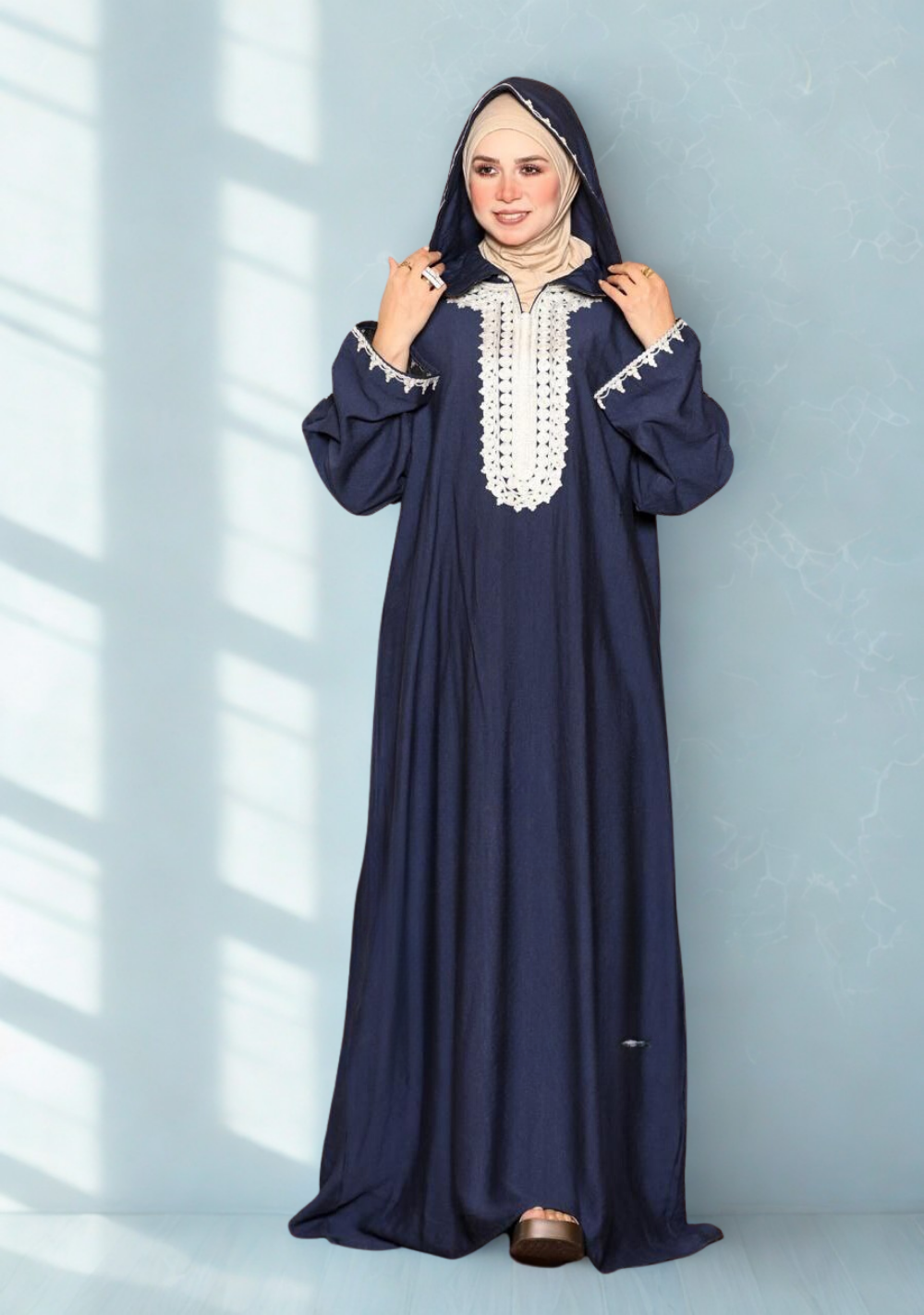 عبايه سدره كتان 3003