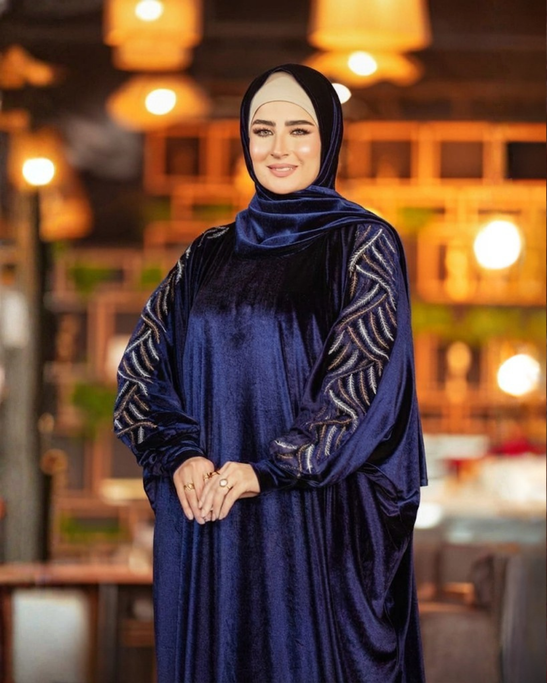 إسدال آصال قطيفة شتوي فاخر 2061