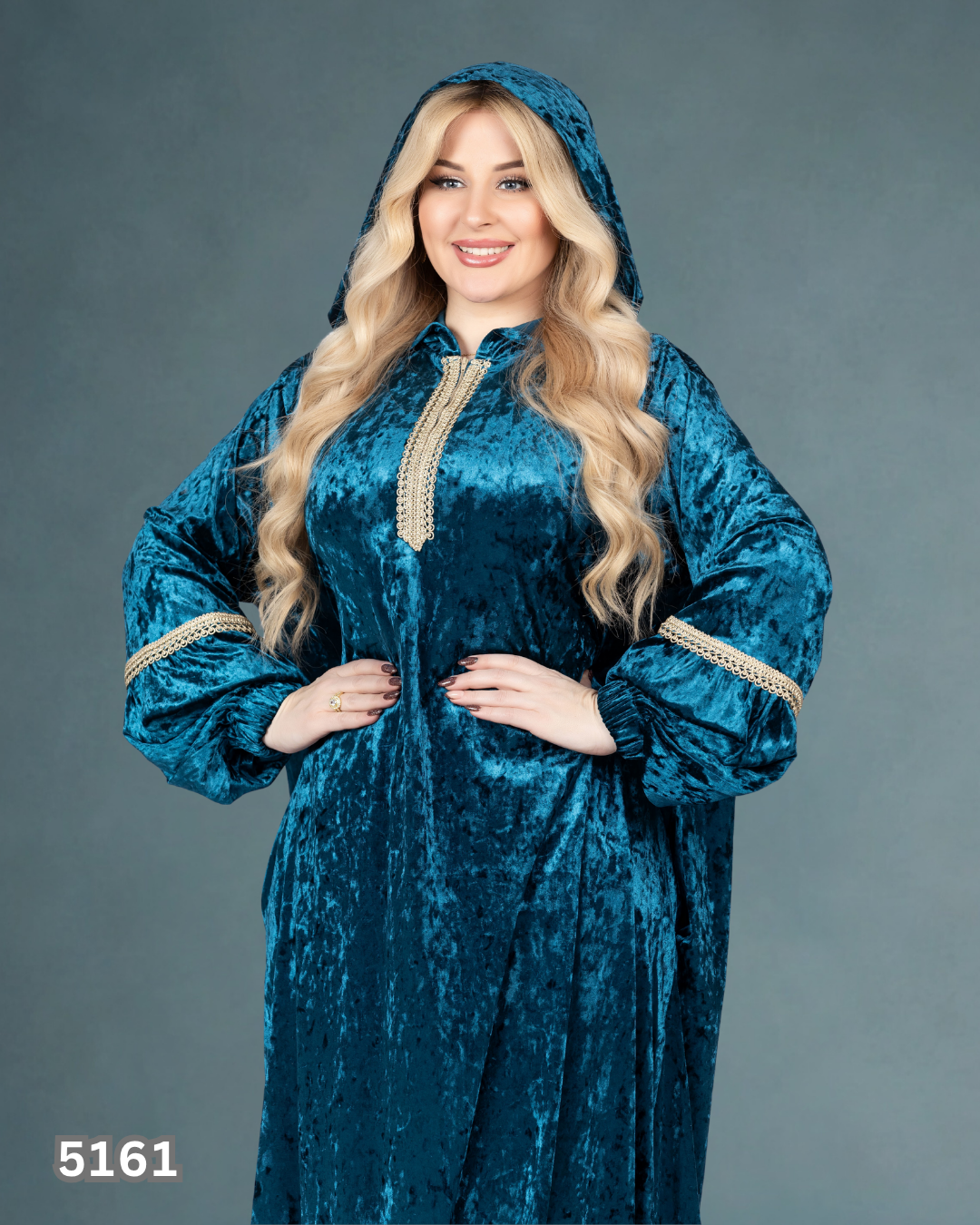 عبايه اسيا قطيفه فرنساوى بيترولى 5161