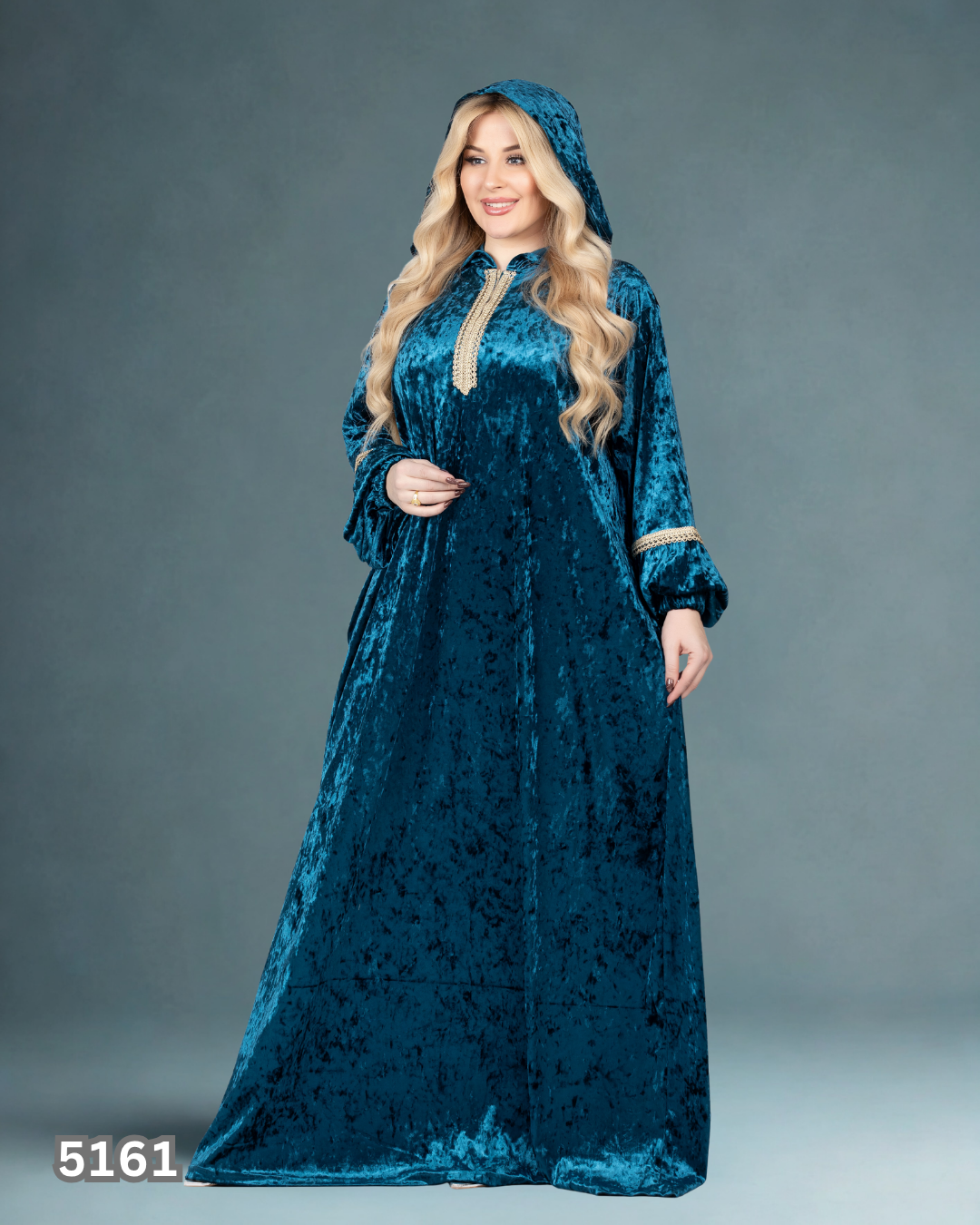 عبايه اسيا قطيفه فرنساوى بيترولى 5161