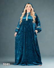 عبايه اسيا قطيفه فرنساوى بيترولى 5161