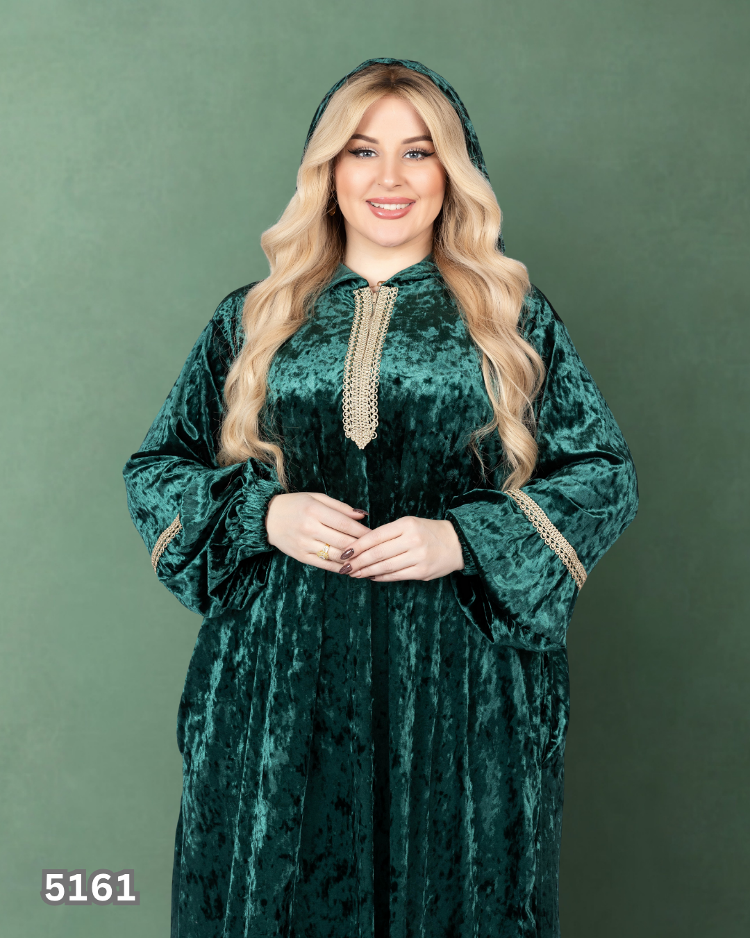 عبايه اسيا قطيفه زيتى 5161