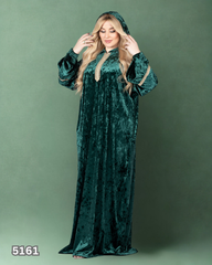 عبايه اسيا قطيفه زيتى 5161