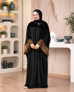 إسدال آصال قطيفة مطعّم بتايجر – 4006