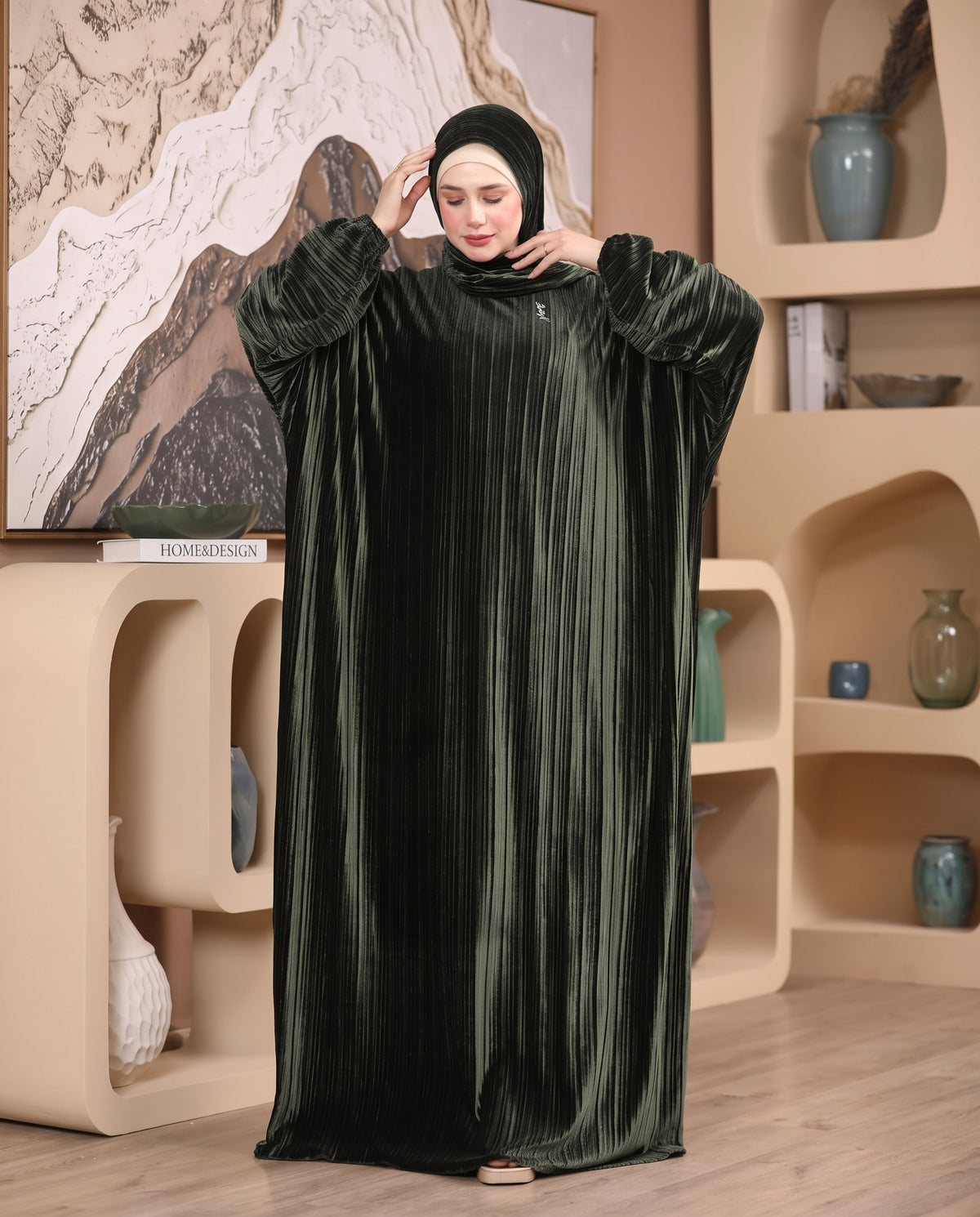 إسدال قطيفة بليسيه شتوي – 4003