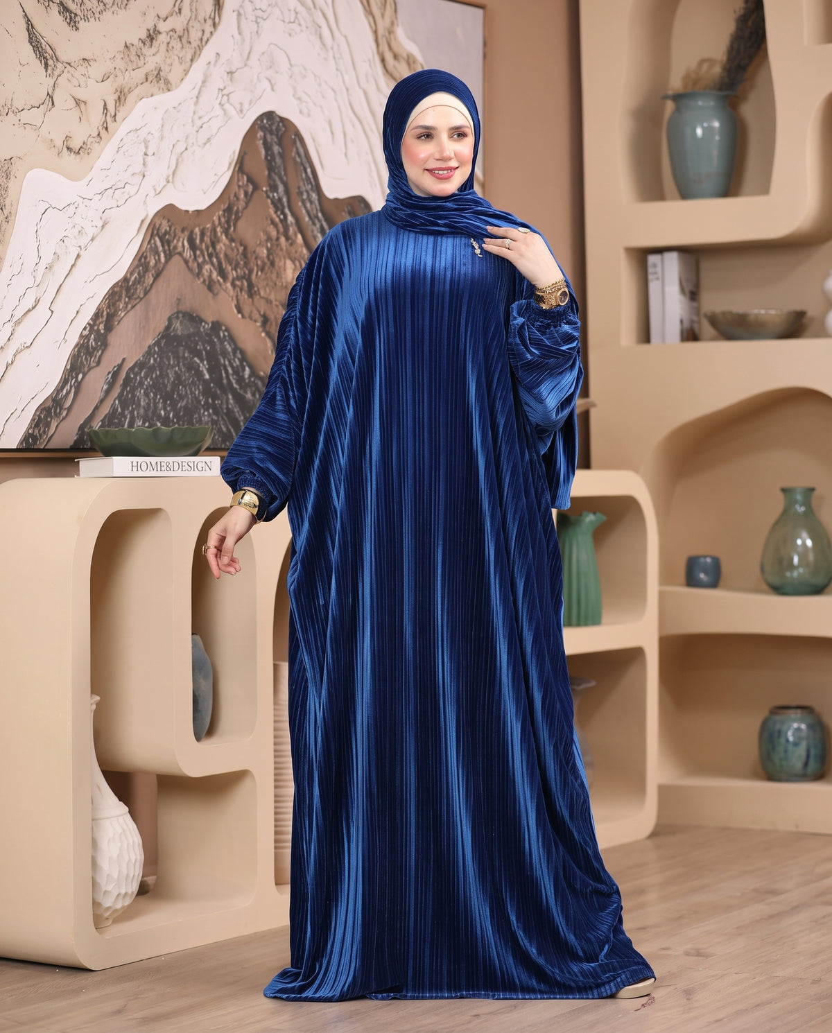 إسدال قطيفة بليسيه شتوي – 4003