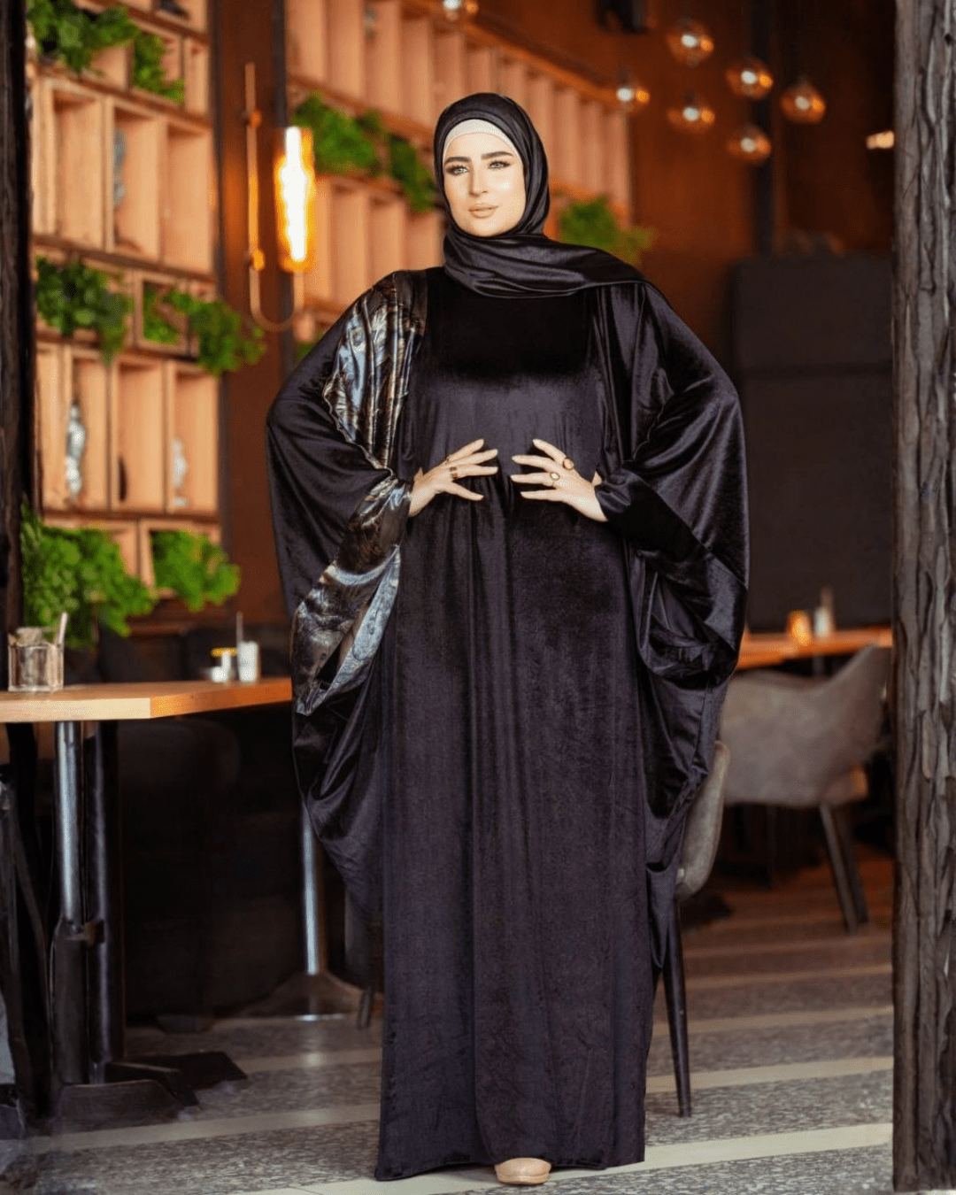 إسدال اصال قطيفه اسود 2071 - Huduum