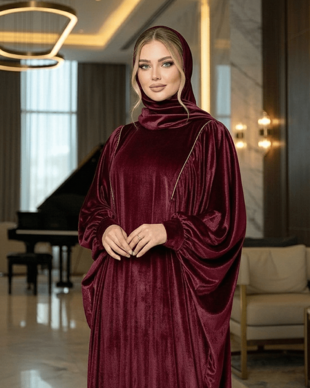 إسدال قطوف قطيفة إيطالي 5061 - Huduum